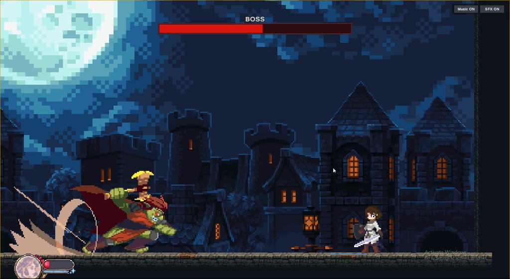 Boss Two — pixel art action boss fight